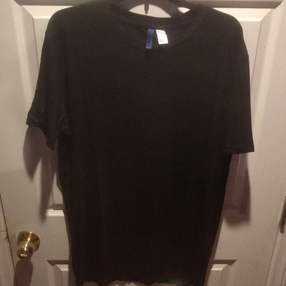 Divided Basic Black Tee Size Large Used like New